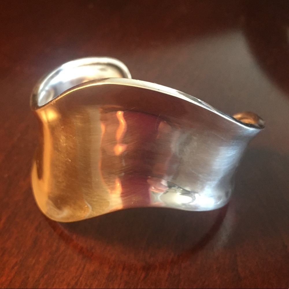 Sterling silver cuff bracelet